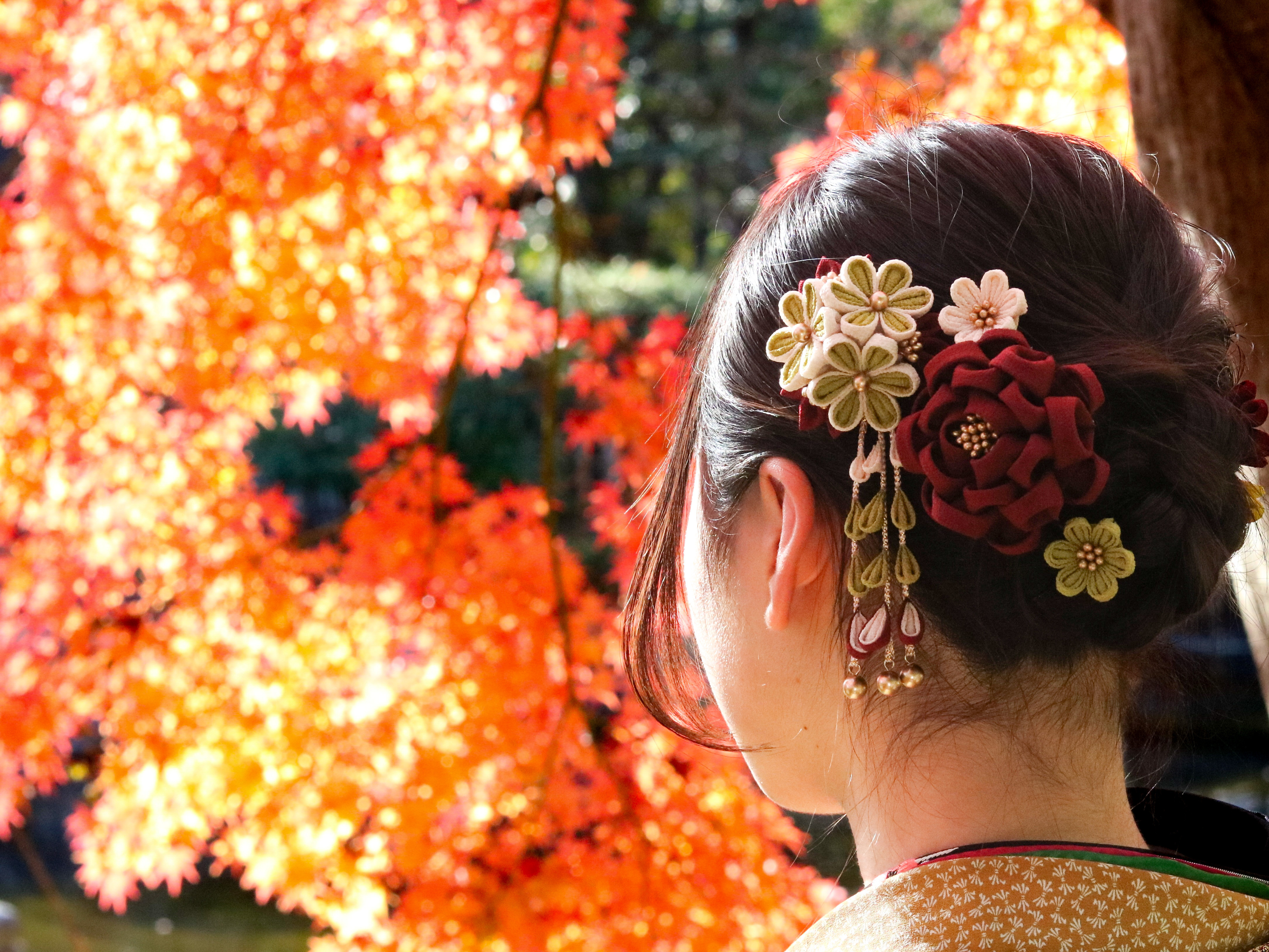 インフォメーション - ＊四季saiku＊つまみ細工の髪飾り