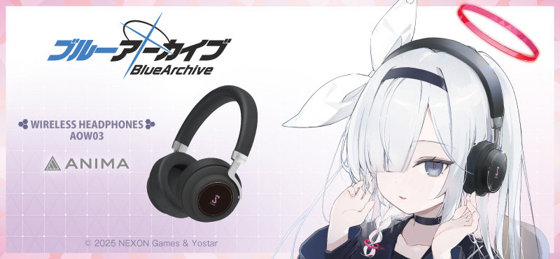 「ブルーアーカイブ　Ver.プラナ」ワイヤレスヘッドホン