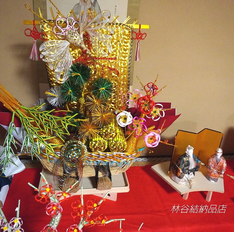 水引宝船と友白髪人形
