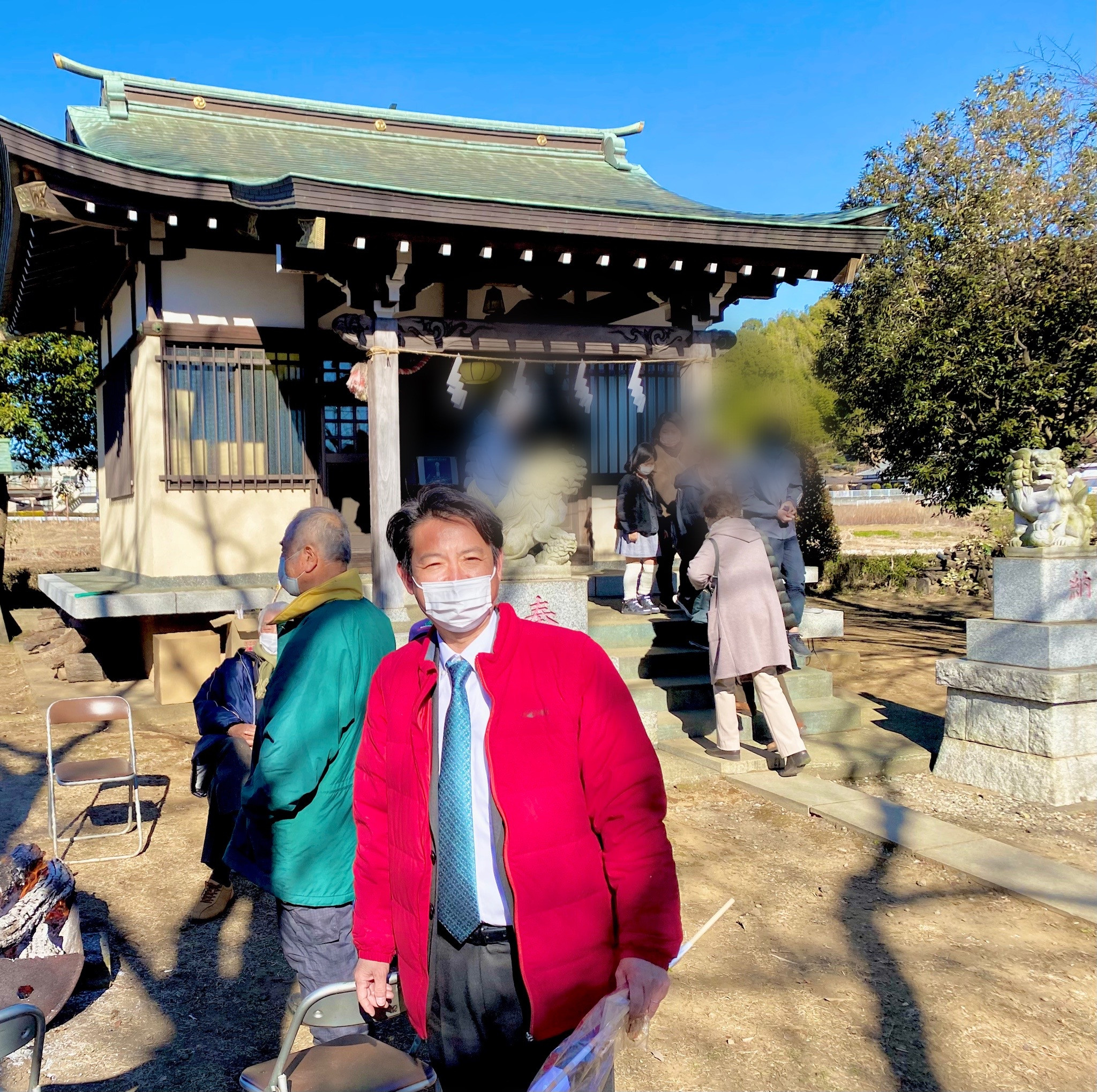#小山田神社 私の勝ち神様です。  #藤田学　#町田市議会議員