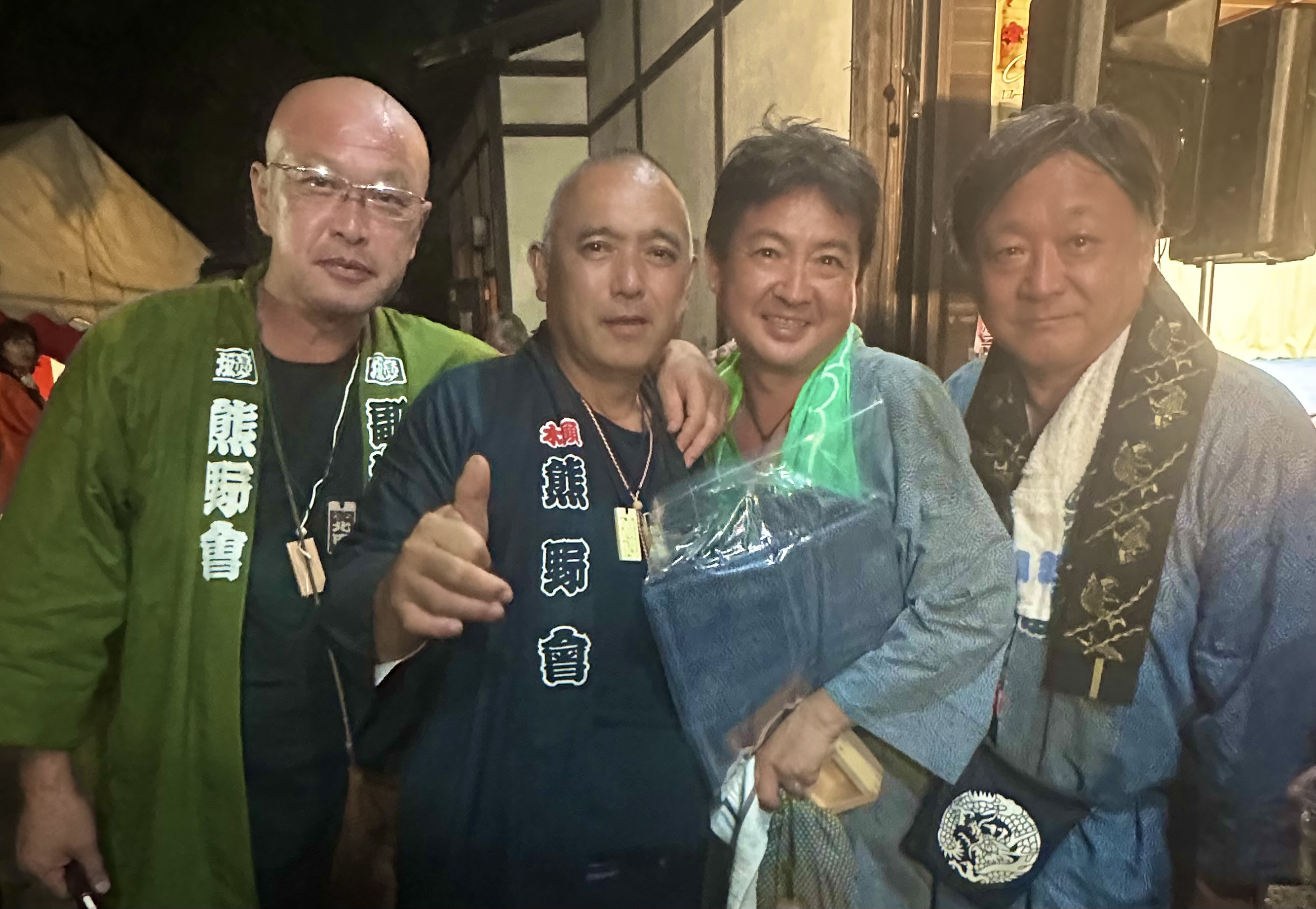 高ヶ坂熊野神社祭礼も4年ぶり。 木頭渡辺会長、最高でした＼(^^)／ 感謝、感謝、感謝