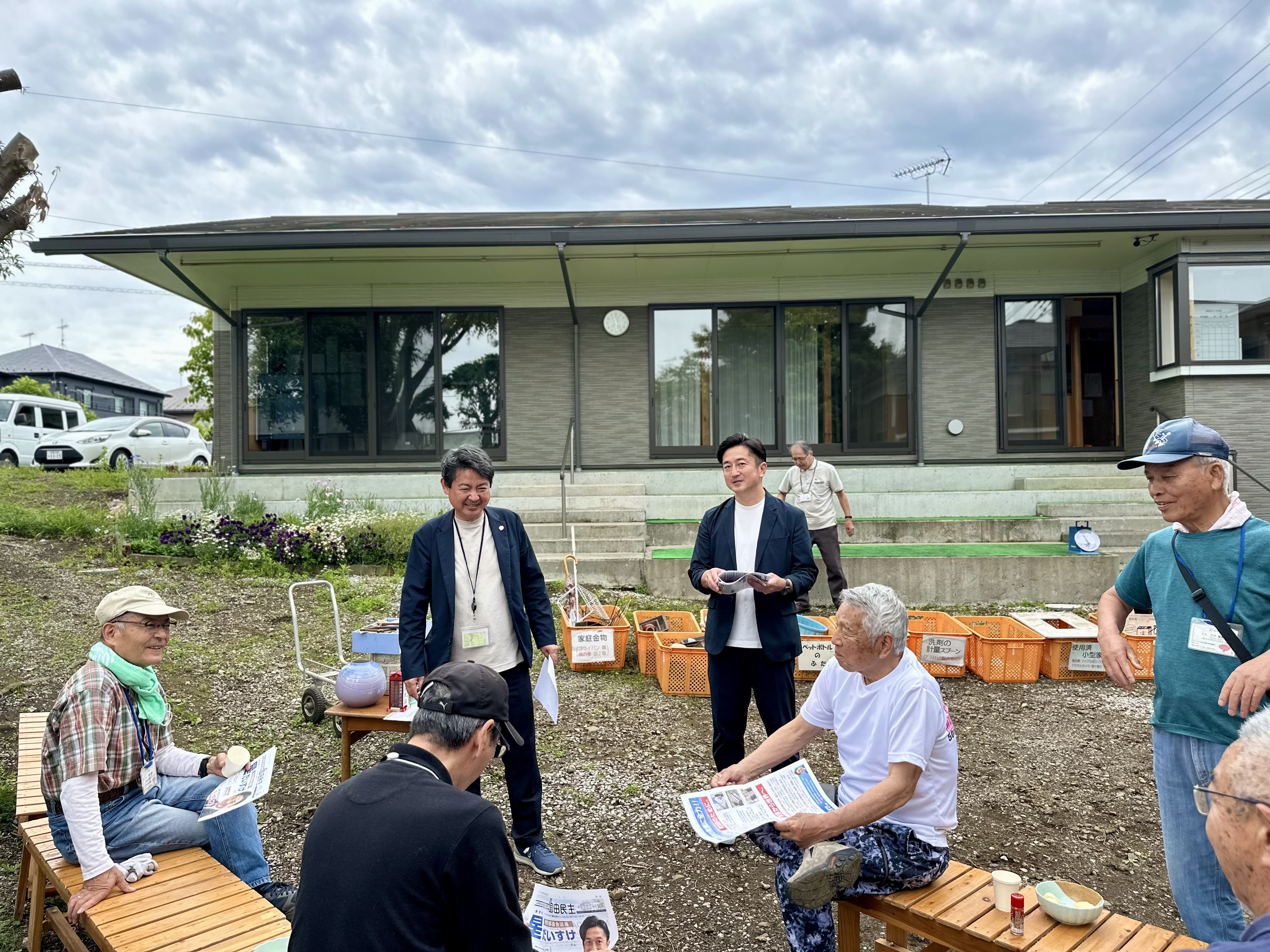 今月の根岸リサイクル広場は、総会も一緒に。 　和気あいあいと理想のコミュニティです。いつもありがとうございます。  #根岸リサイクル広場　 #ふじた学 #町田市議