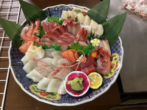 お祝いのお刺身盛り合わせ