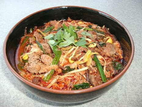 ユッケジャンクッパ