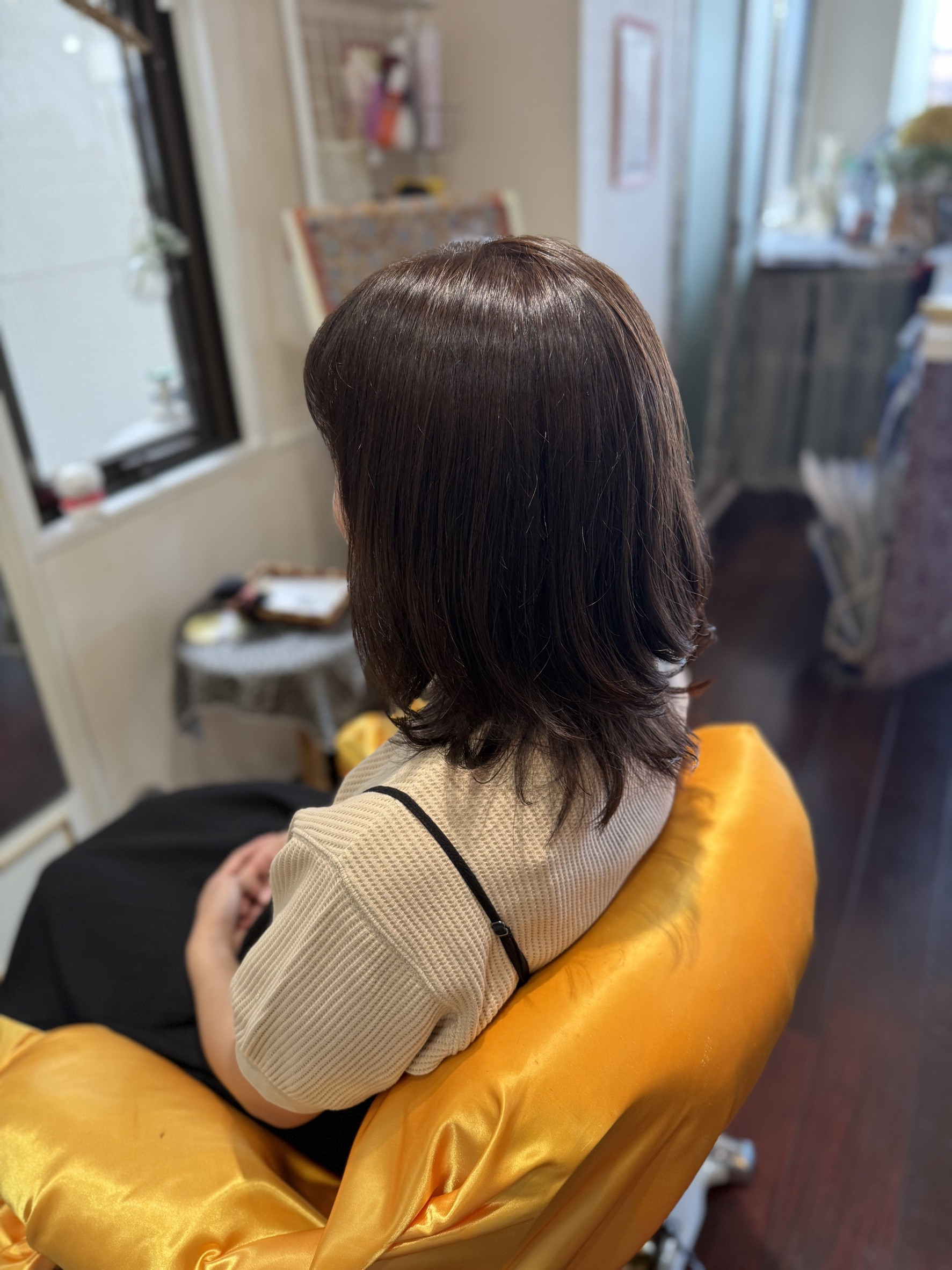 大人のための上品ミディアムレイヤー🌿