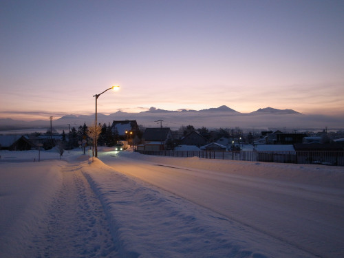 －20℃の朝