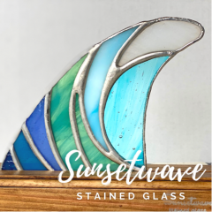 sunsetwave  stainedglass