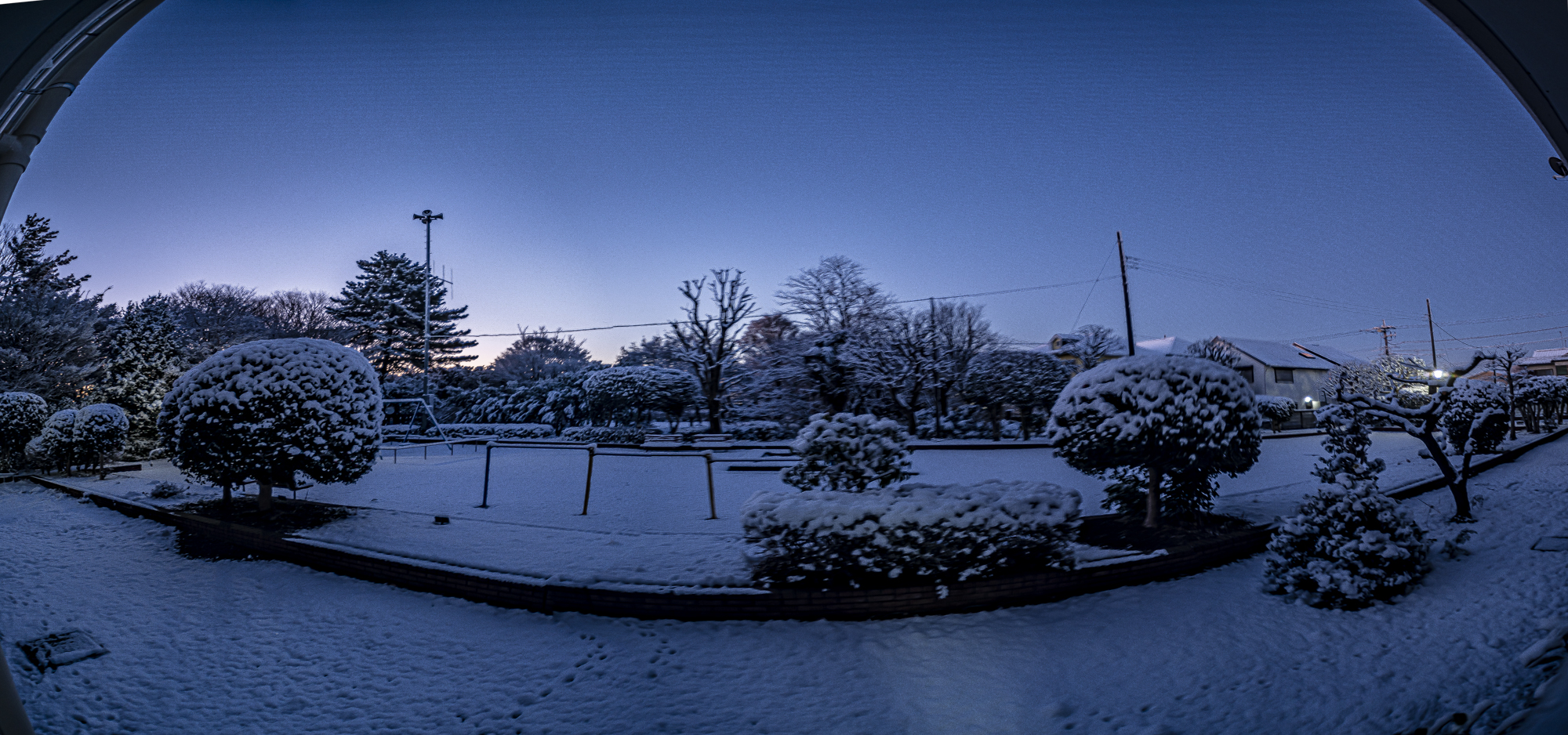 2022.1.7　昨日大雪が降りました。