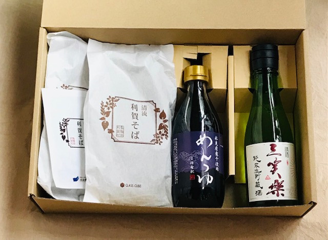 そば&日本酒セット