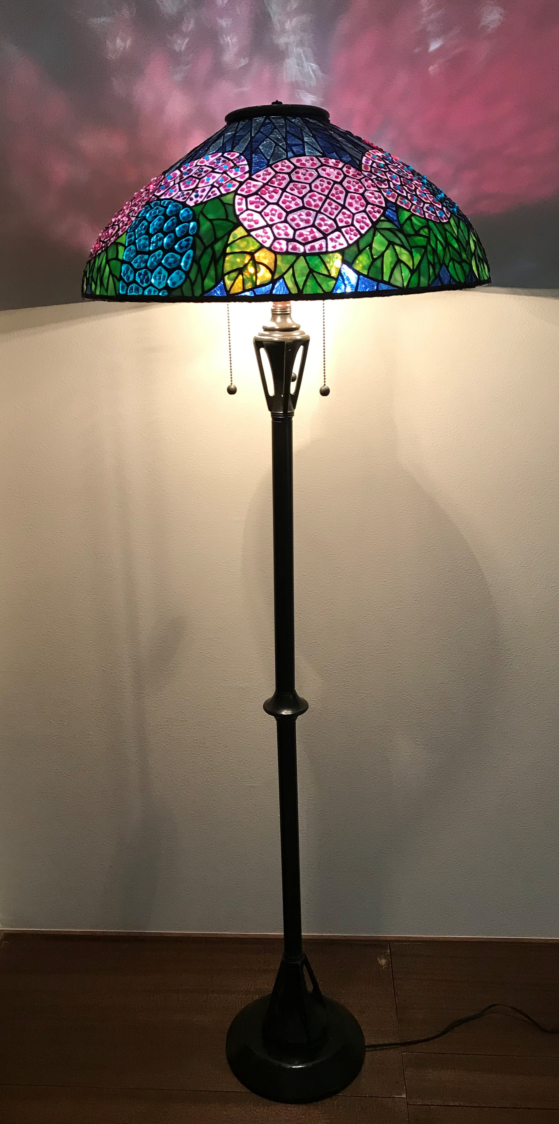 Hydrangea Lamp