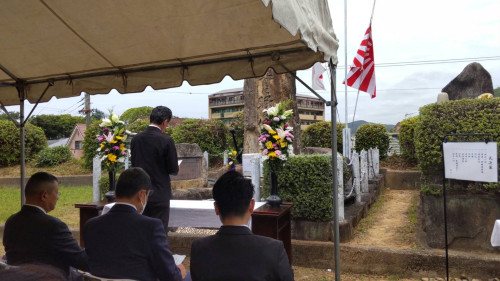 令和5年度　第2回名古山霊苑海軍墓地追悼式
