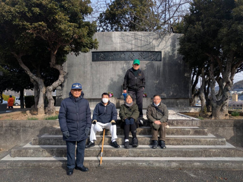 令和7年3月8日名古山陸海軍墓地清掃と供花の日