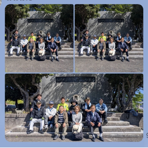 令和7年5月8日名古山陸海軍墓地清掃と供花の日