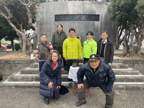 名古山陸海軍墓地清掃と供令和7年12月８日供花の日