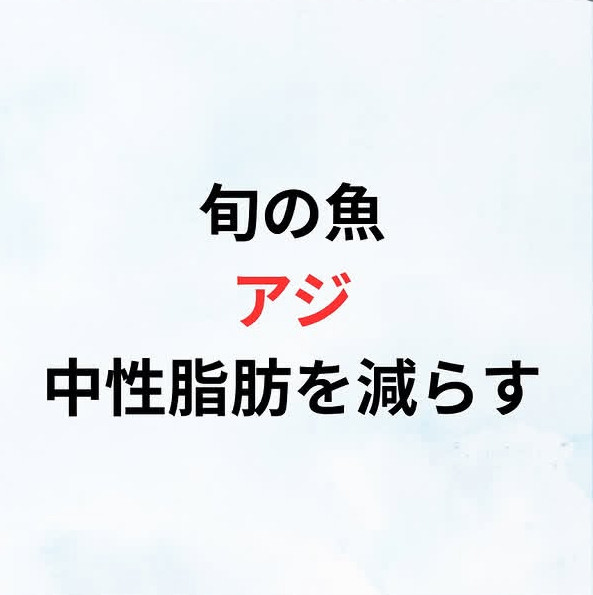 旬の魚　アジ🐟