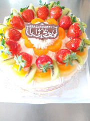 生クリーム（フルーツ)9号（28cm）