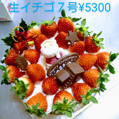 クリスマスデコレーションケーキ生クリームいちご７号