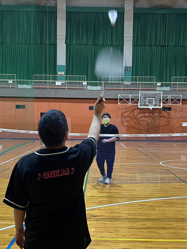 みんなでバドミントン!!