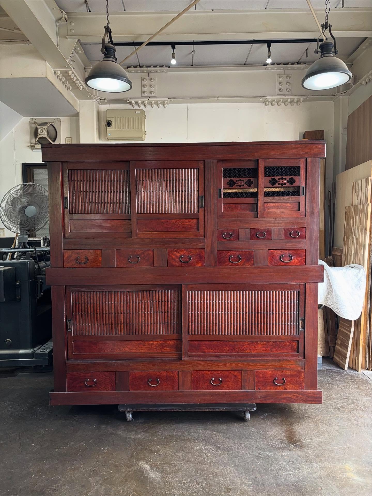 水屋箪笥の修理（完成）