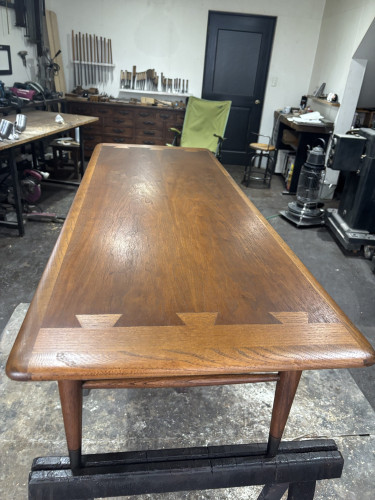 テーブル修理 テーブル 天板 塗装 塗り替え 再塗装 アンティーク