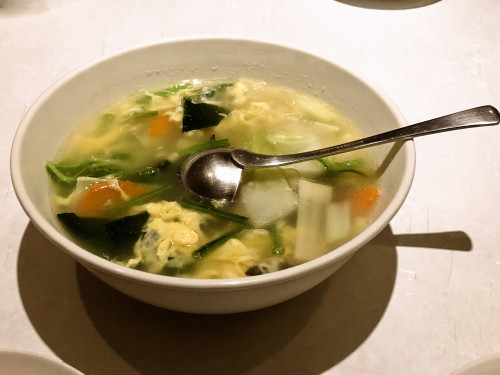 野菜と卵のスープ