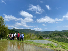 6月の活動記録　中田の棚田で農作業援農