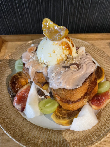 新作スイーツ　ブリュレモンブランフレンチトースト他