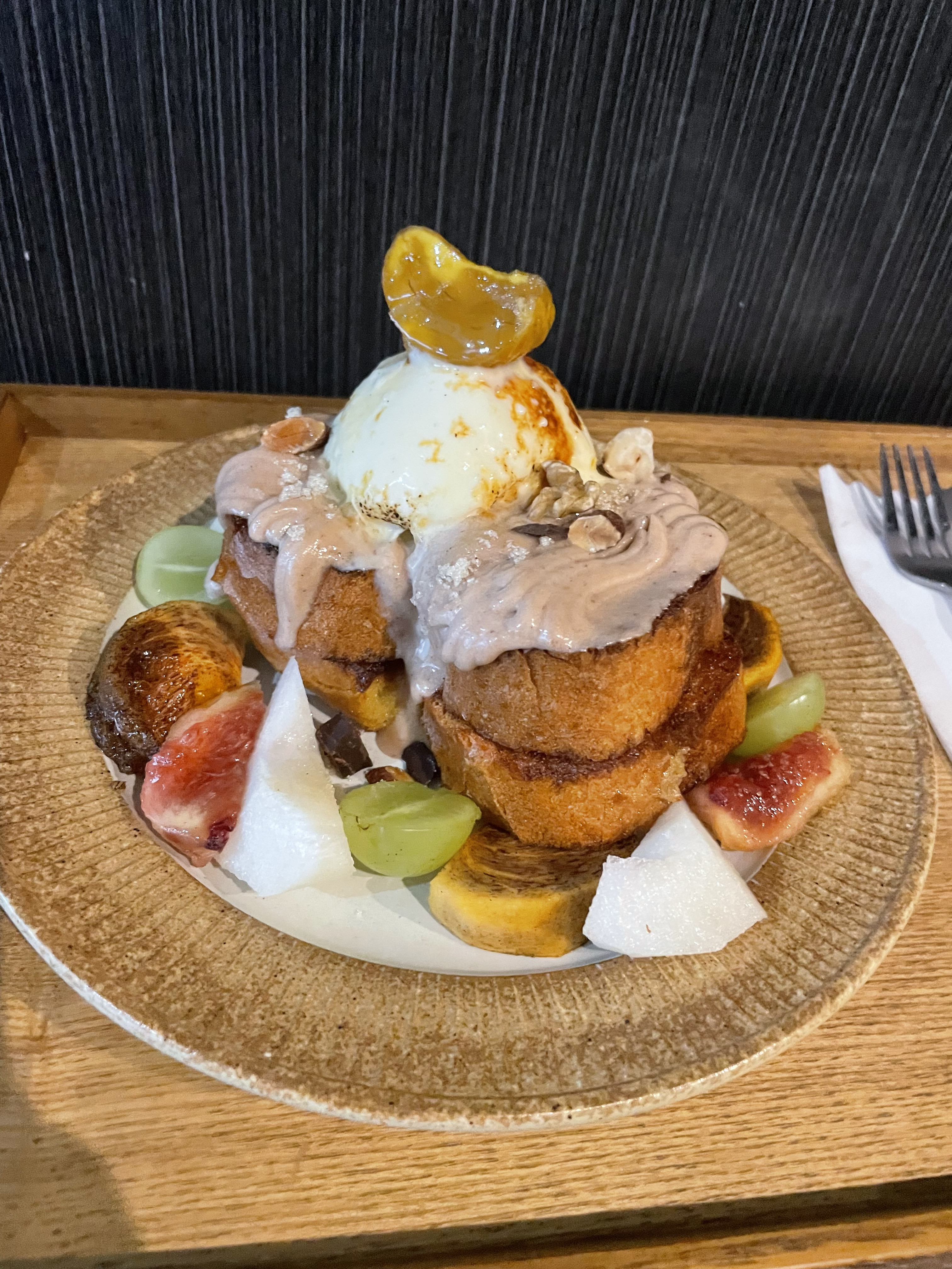 ブリュレモンブランフレンチトースト
