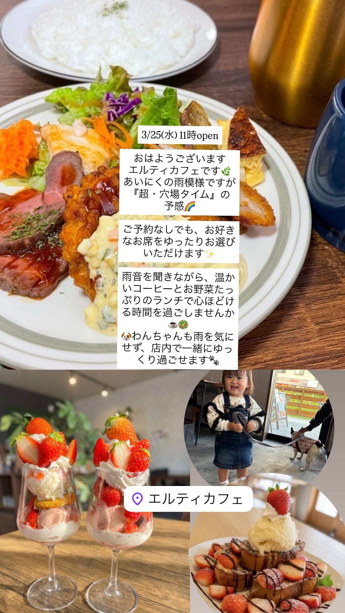 3/25  11時オープン！