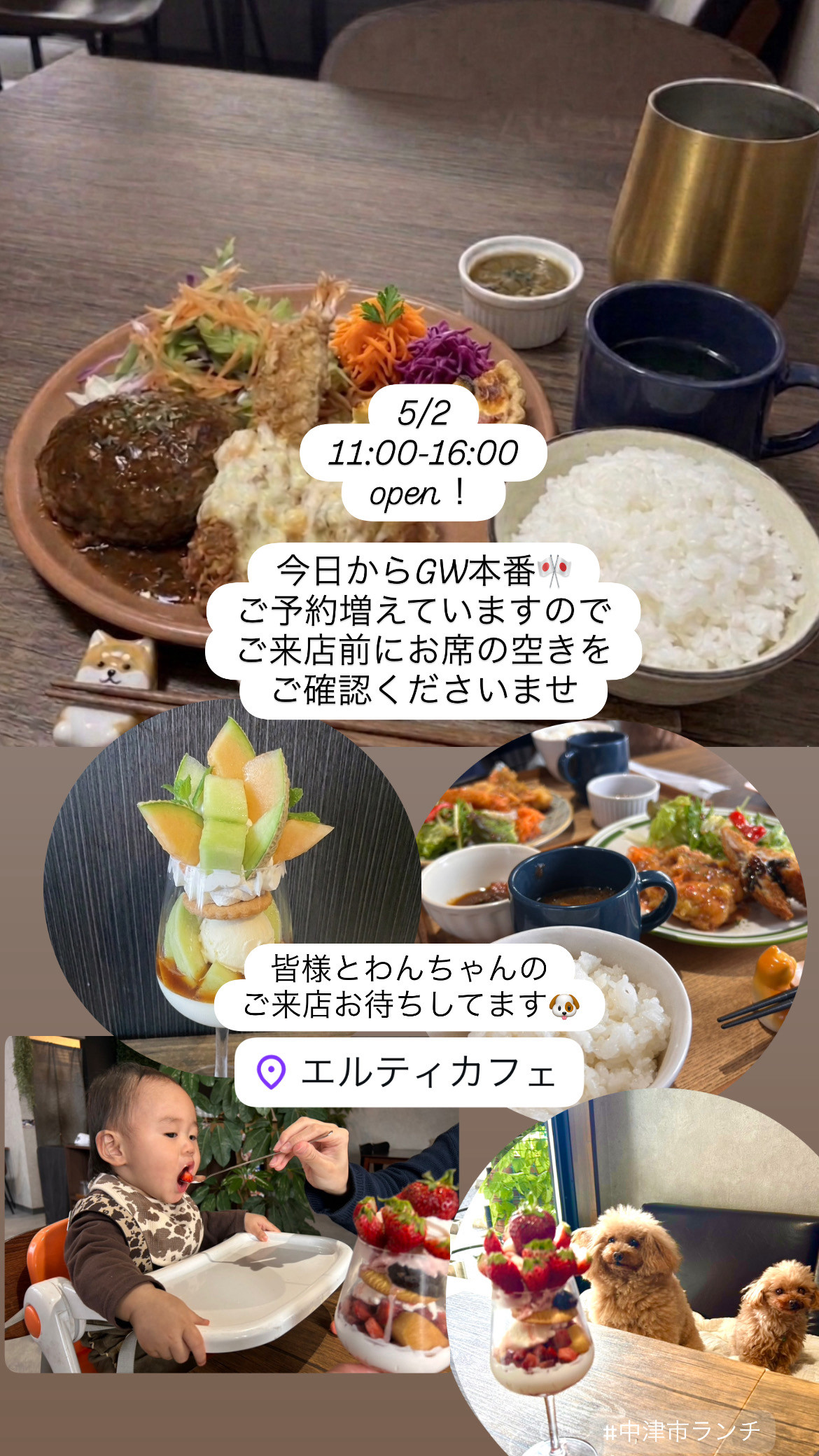 5/2 11:00ー16:00open！