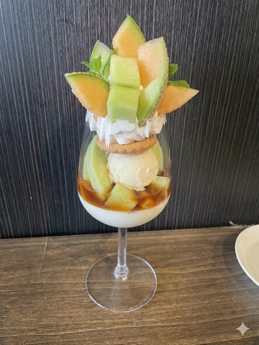 メロンパフェ