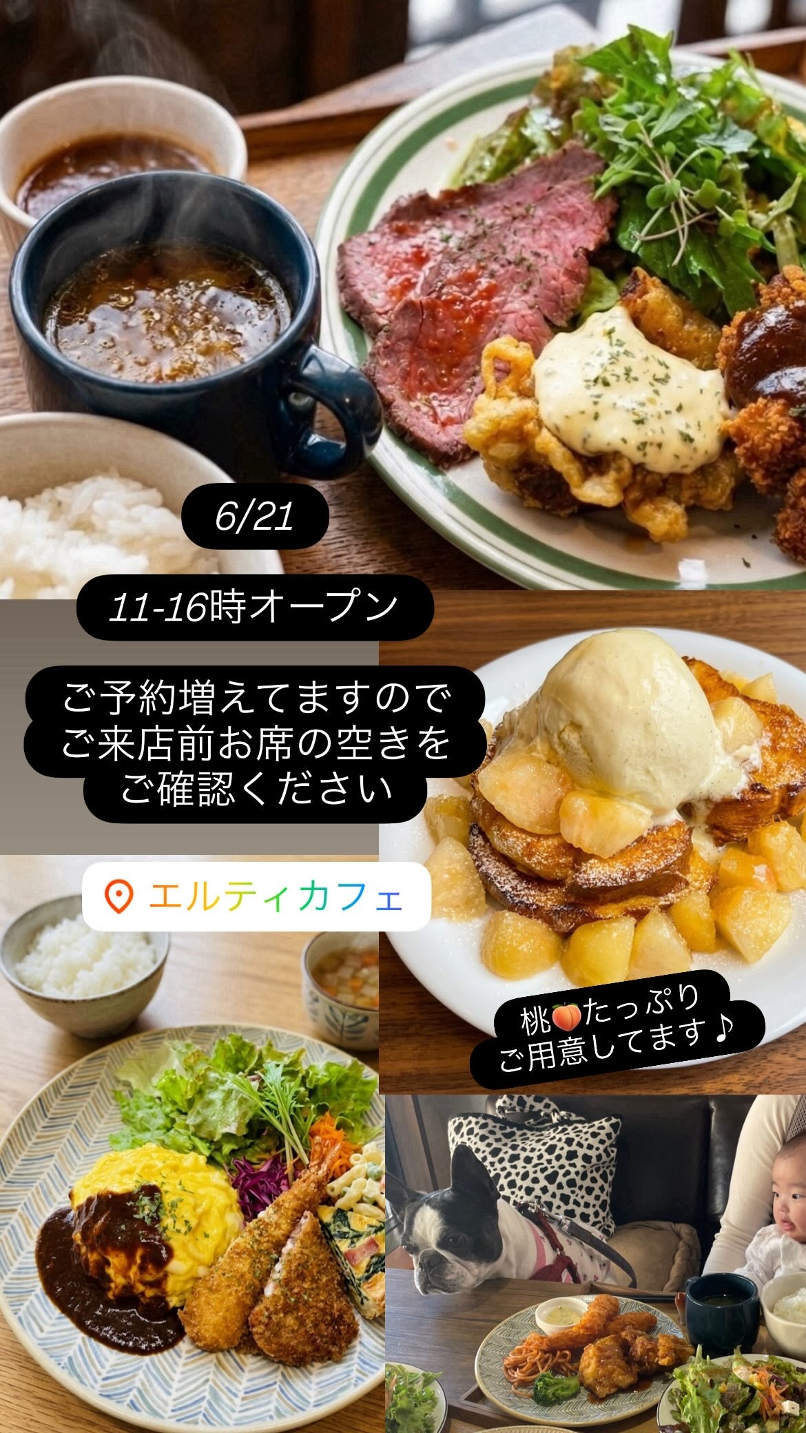 6/21  11時-16時オープン！
