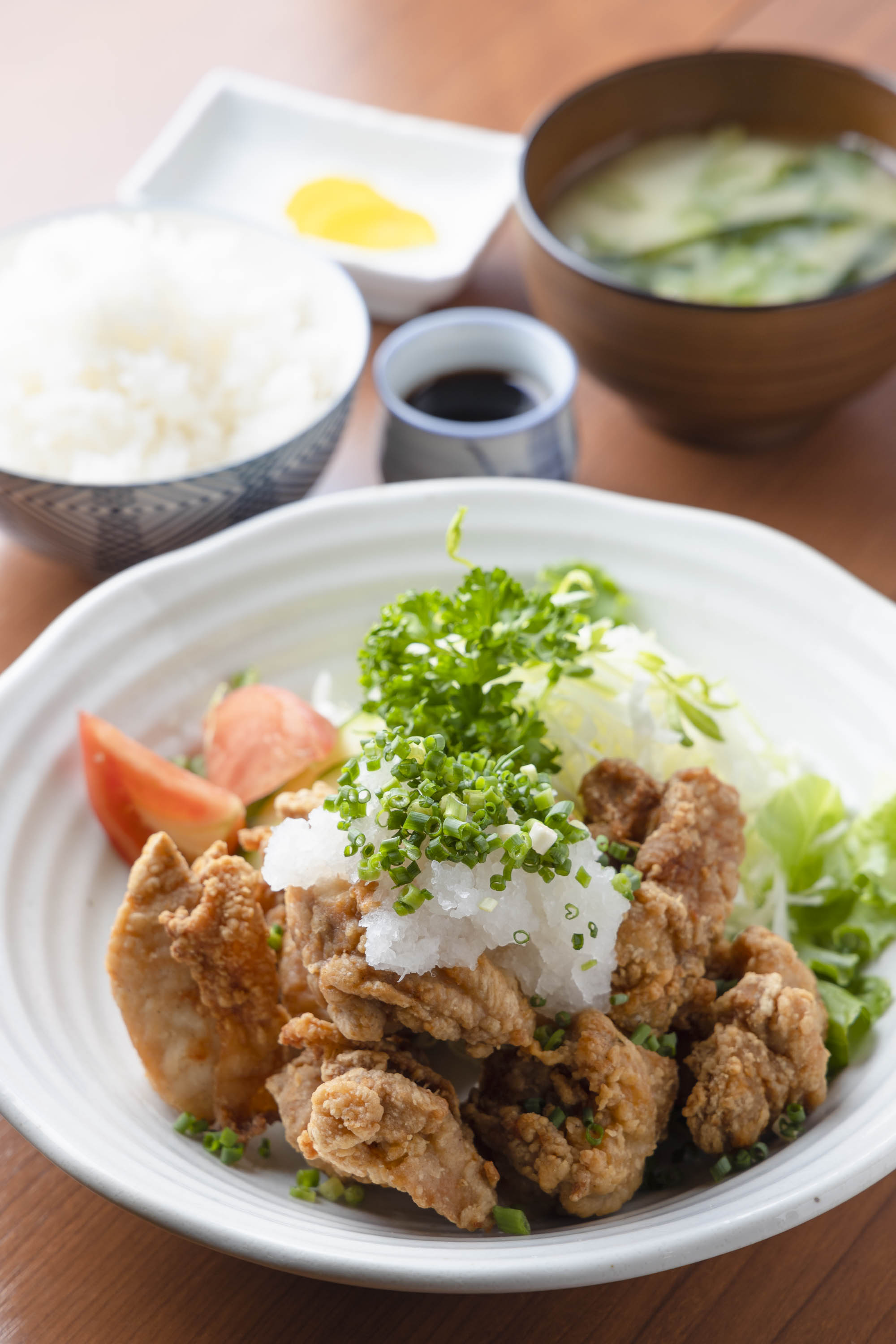 おろしポン酢から揚げ定食