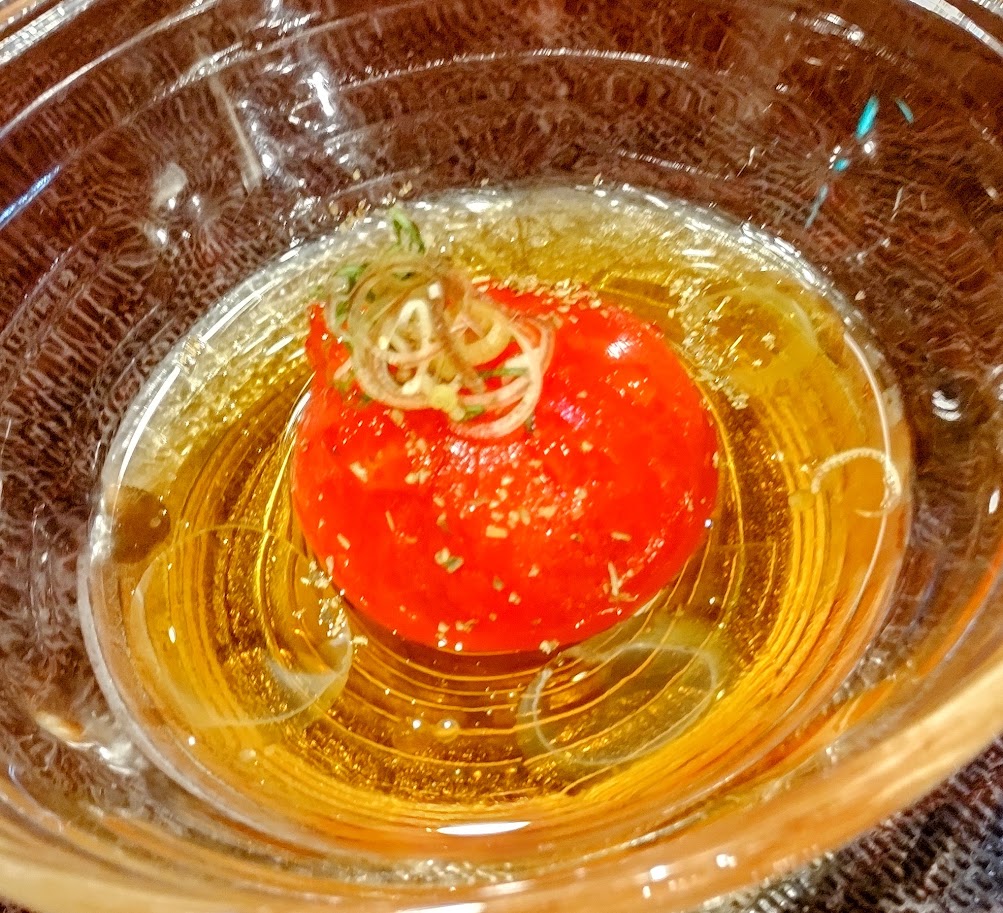 冷しトマトのおひたし始めました！