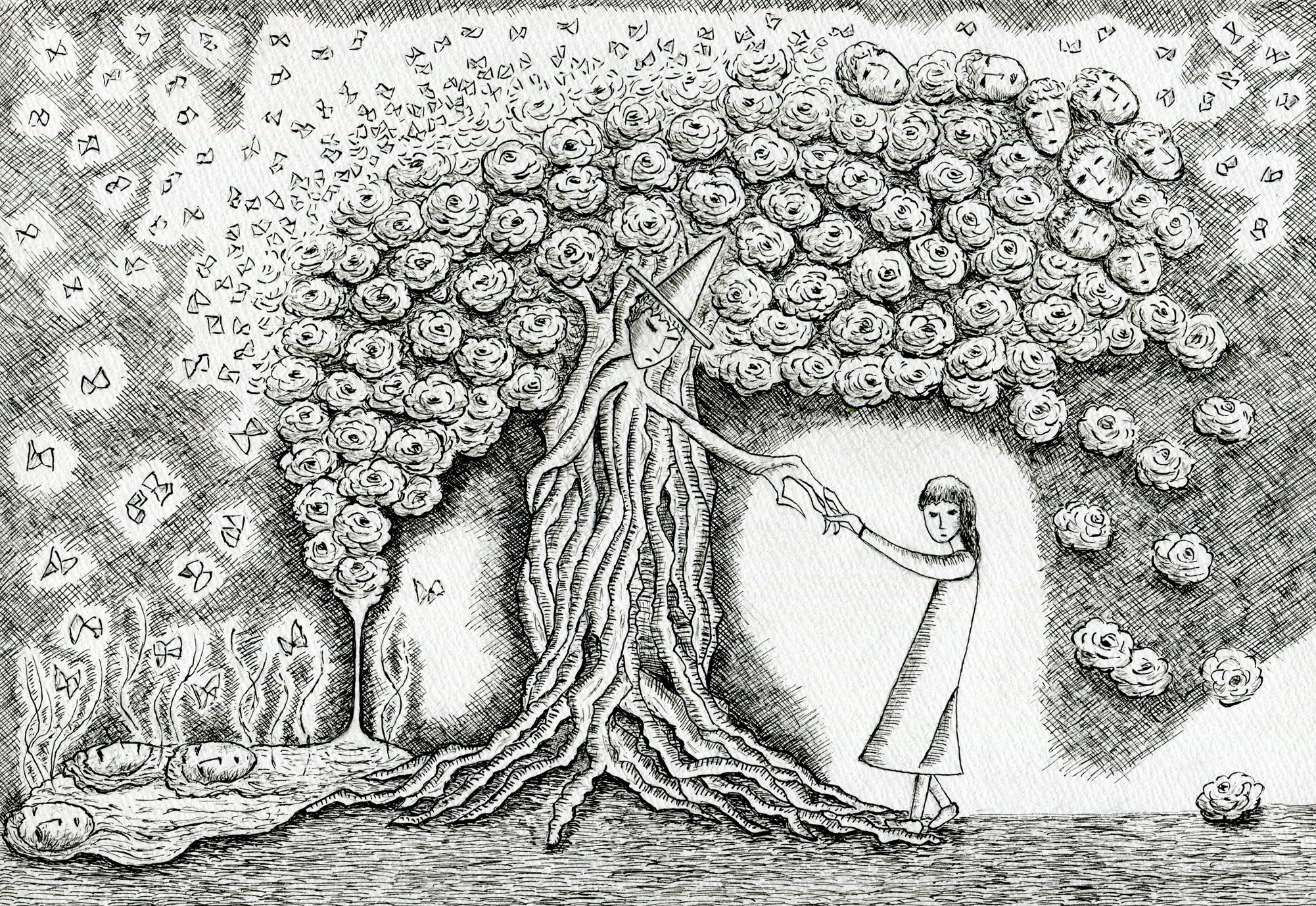 「太田二郎　木版画　ハンスと鏡〜創作物語と原画の世界〜」展 8 , 6（木）〜11 ,3（火）