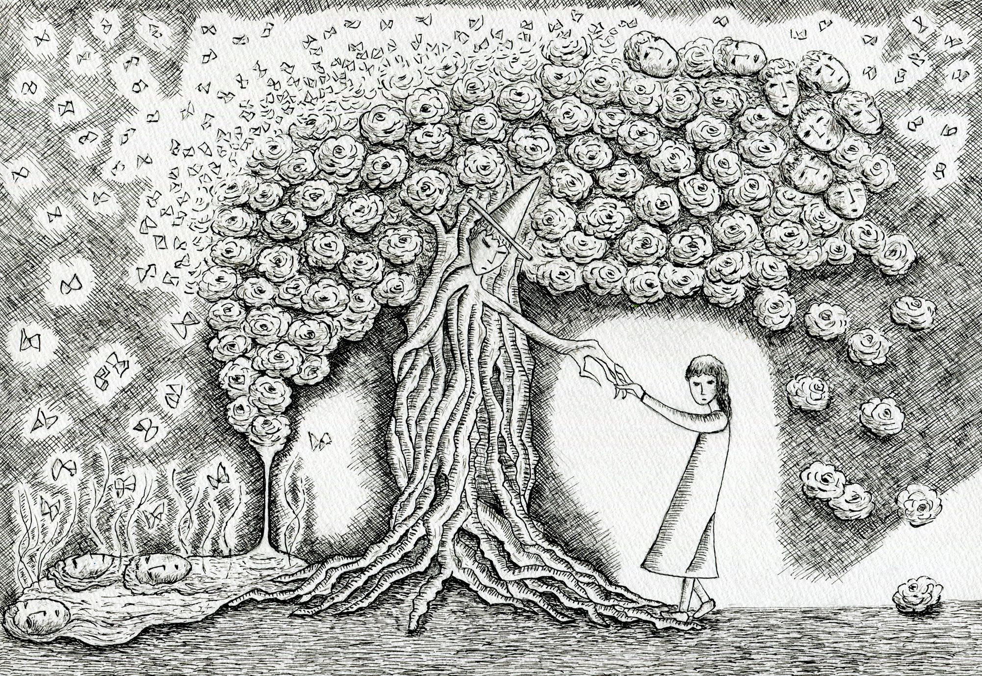 「太田二郎　木版画　ハンスと鏡〜創作物語と原画の世界〜」展 8 , 6 （木）〜11,3（火）