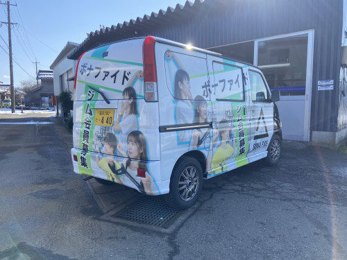 BONAFIDE様　ラッピングカー