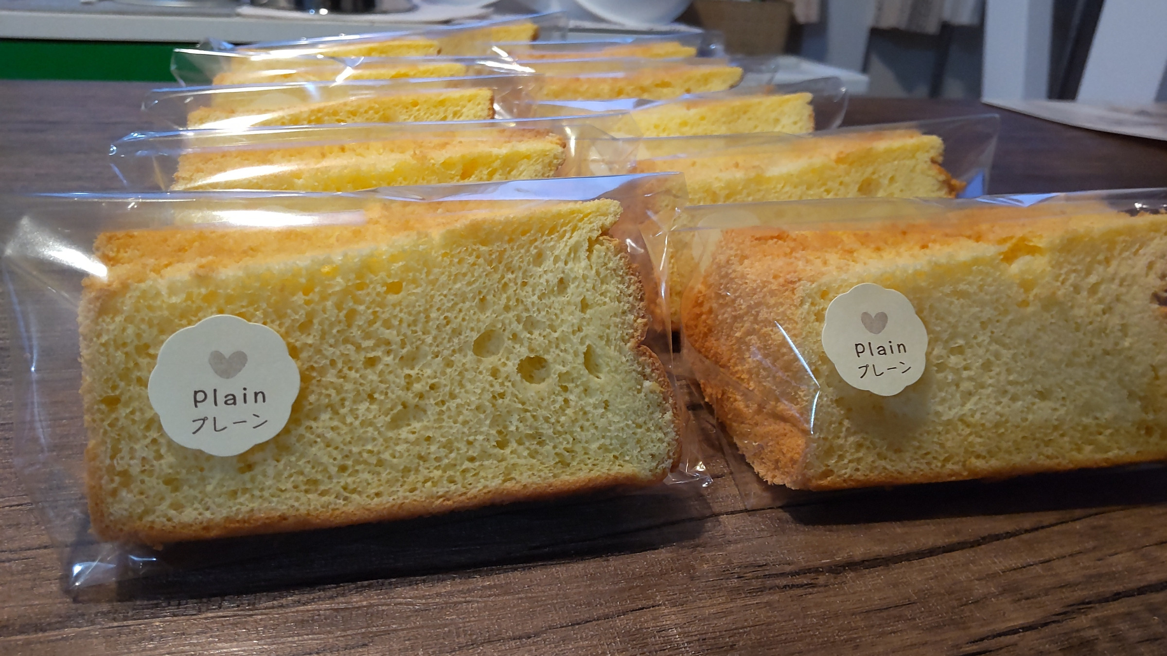 ふわふわで優しいシフォンケーキ((´∀｀))