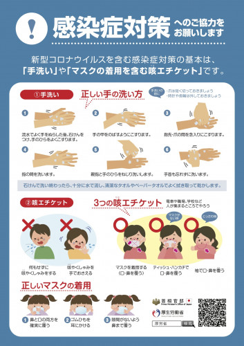 新型コロナウイルス感染症予防対策について