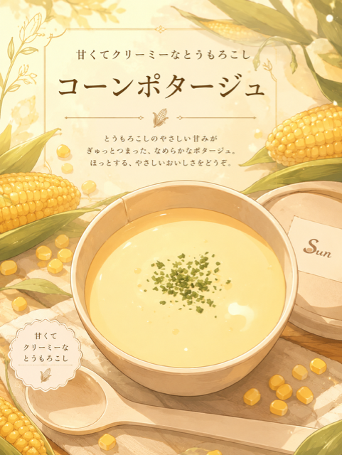 コーンポタージュ