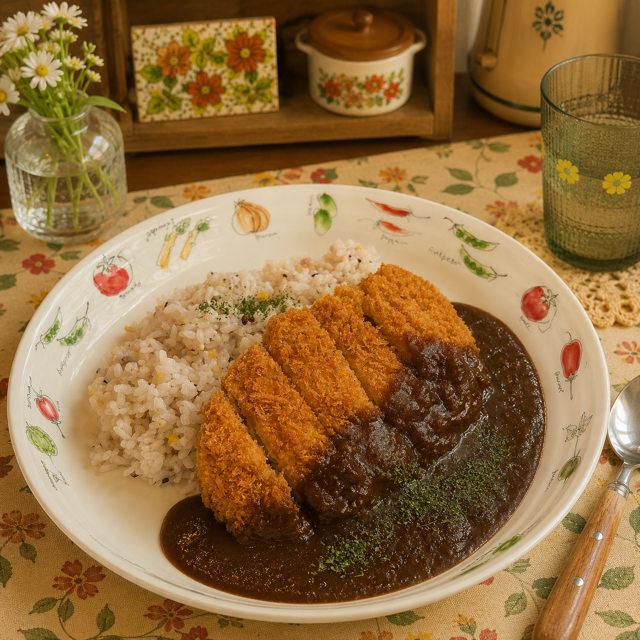 カツカレーライス