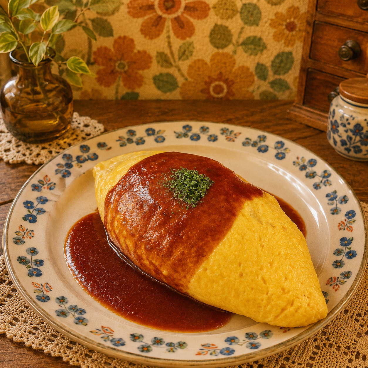 65年変わらないオムライス