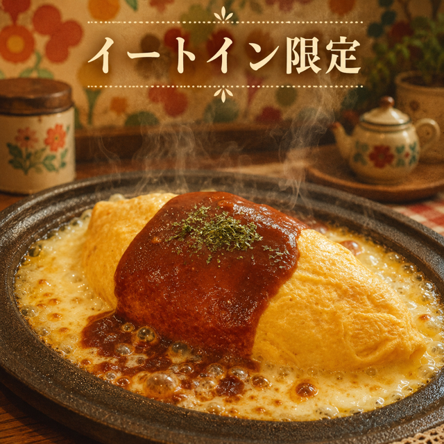 鉄板オムライス