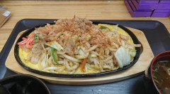 鉄板焼きうどん
