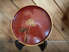 丸盆　蕗