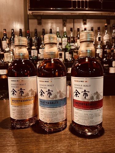シングルモルト余市　構成原酒３種