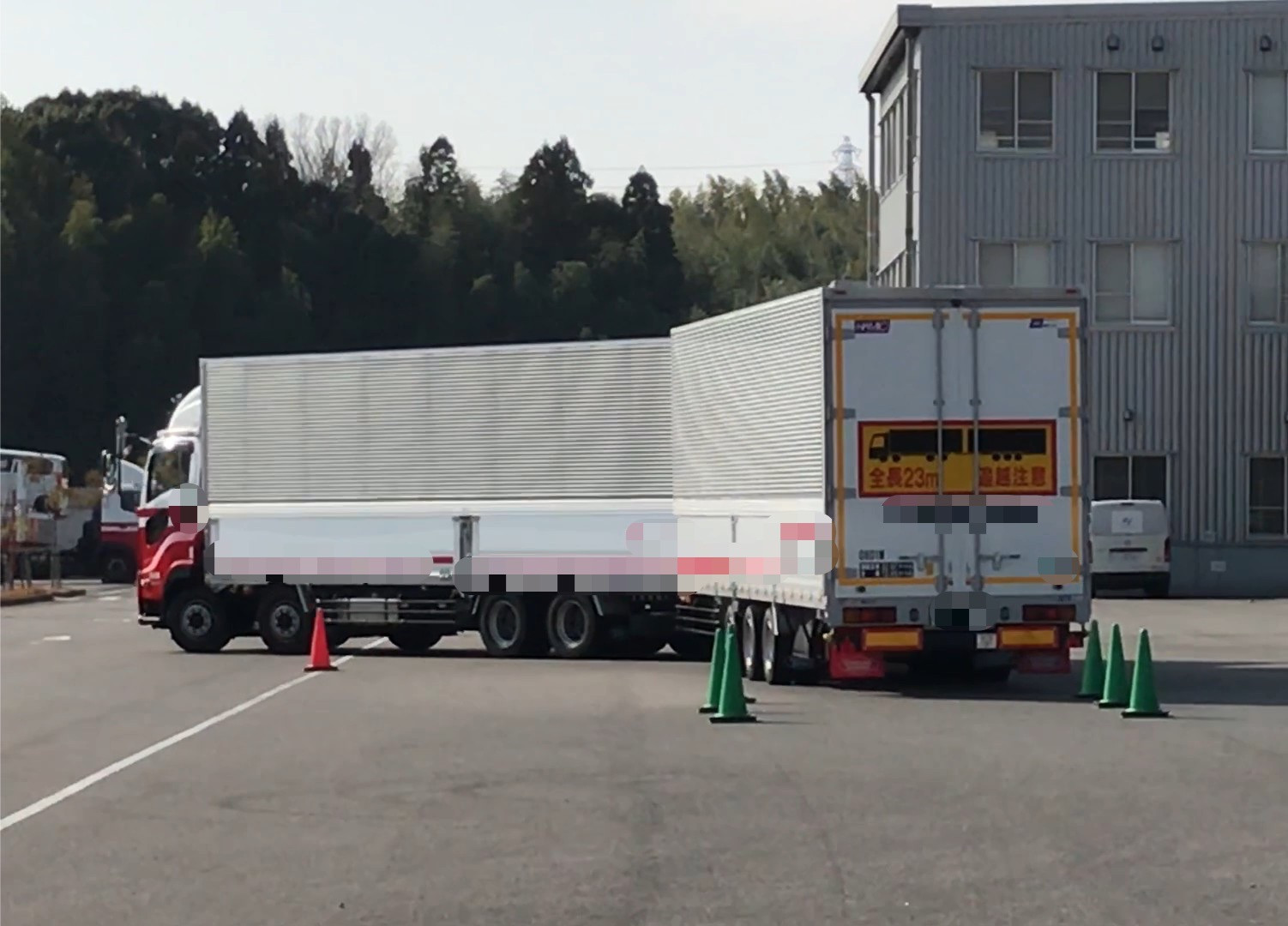 ダブル連結トラックドライバー養成講習