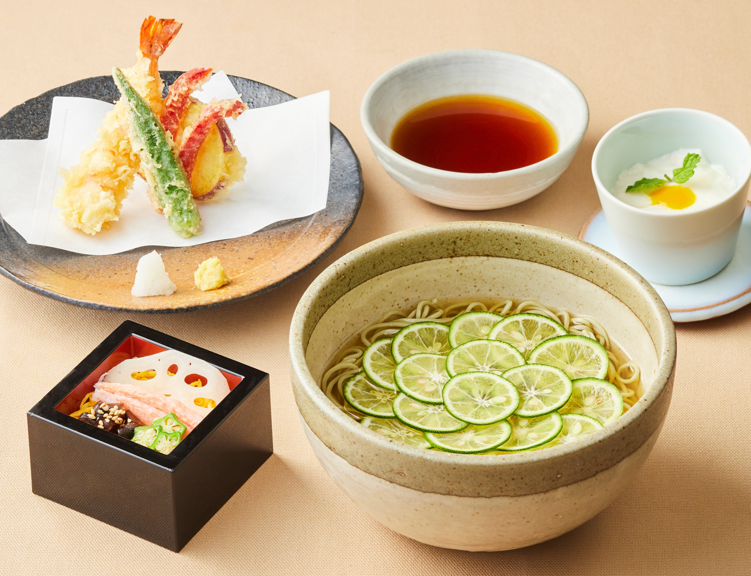 【初夏を味わう】すだちそば御膳　税込2,530円