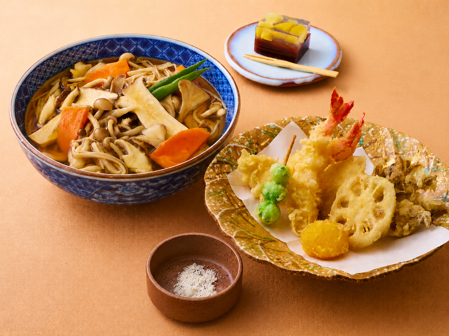 【秋の味わい】茸参舞＜温かいお蕎麦＞