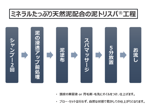 ミネラルたっぷり天然泥配合の泥トリスパ® 